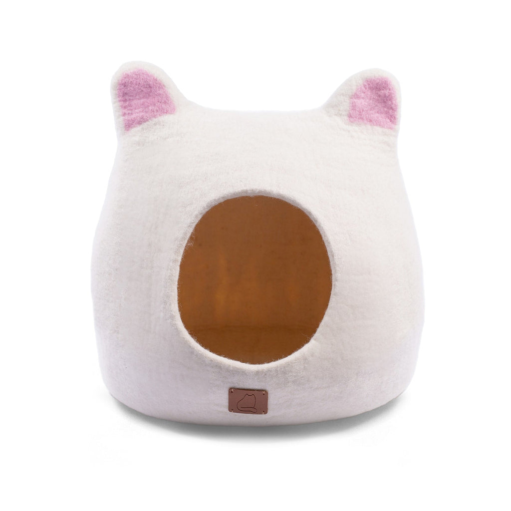 Dailypets Cat Ear Wool Hideaway for Rest & Play
