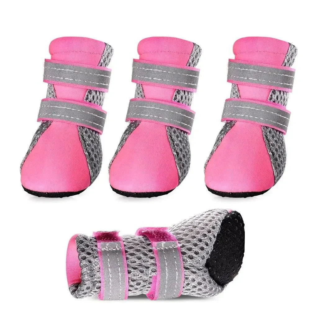 Dailypets Waterproof Dog Boots with Breathable Mesh and Non-Slip Rubber Soles