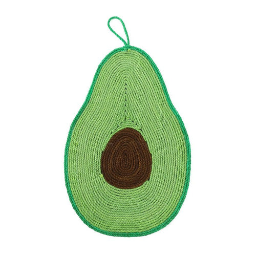Poupipets Avocado Cat Scratch Board – Durable Sisal Mat with Cactus Design Option