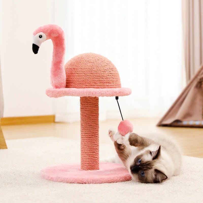 Dailypets Flamingo Cat Scratcher – Cute Scratching Post for Claw Care and Play