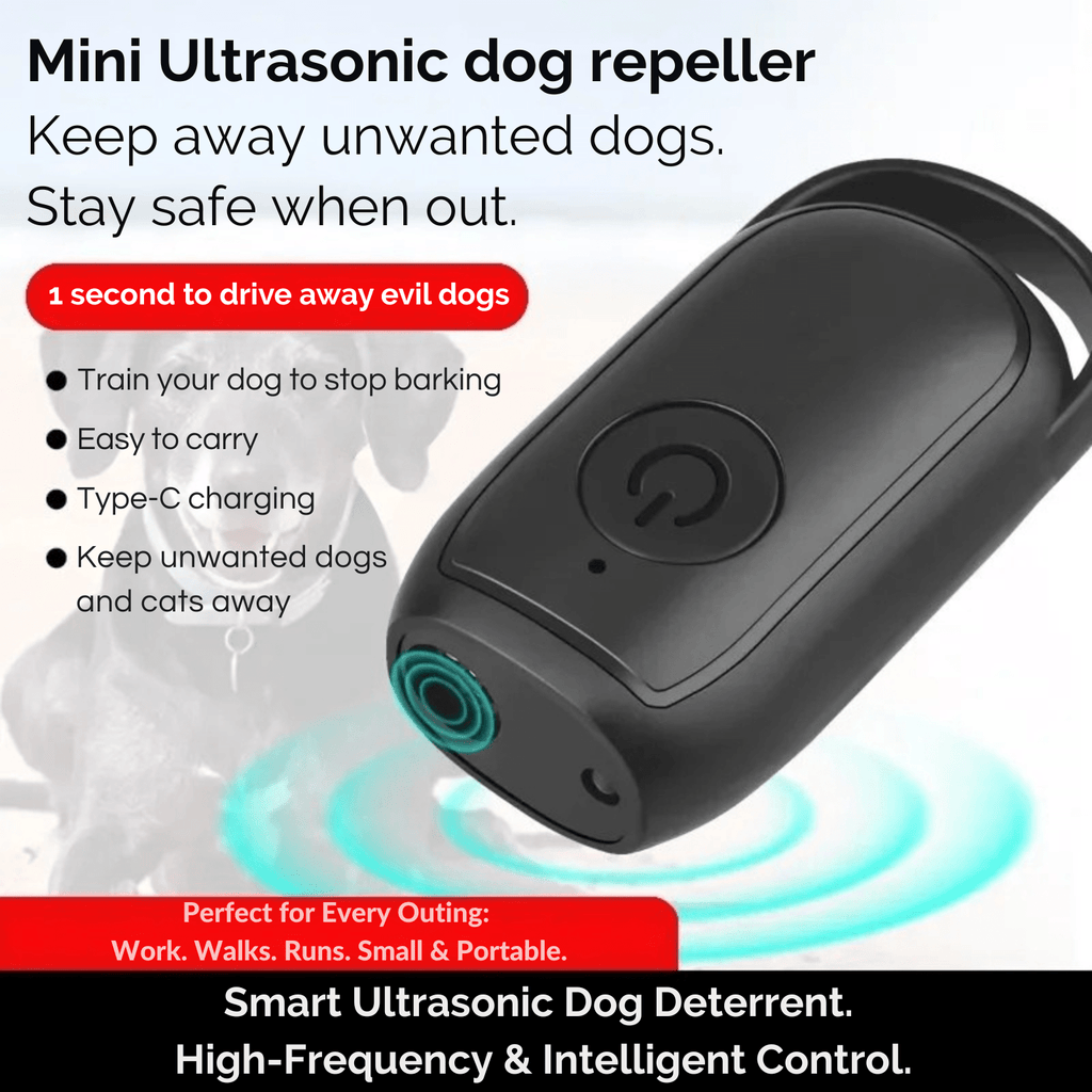 Dailypets Rechargeable Ultrasonic Dog Trainer for Bark Control and Behaviour Training