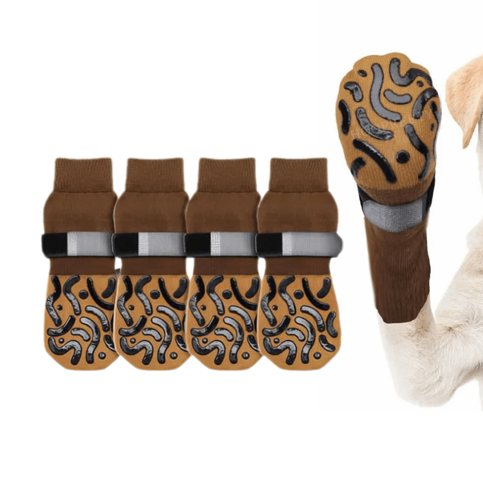 Dailypets Anti-Slip Dog Socks with Extra Grip for Indoor Comfort and Paw Protection