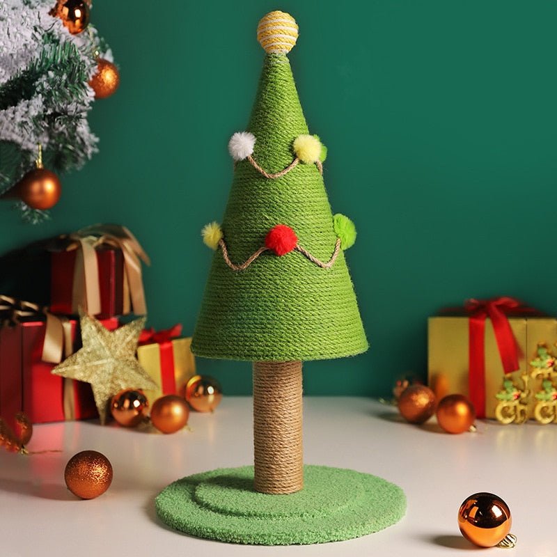 Dailypets Premium Christmas Cat Scratching Post – Festive Play and Claw Care