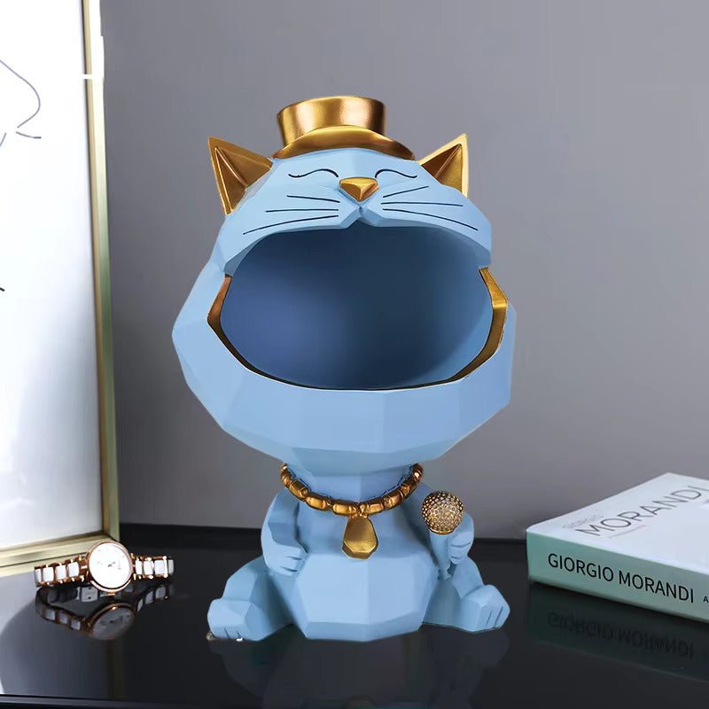 Dailypets Cat Storage Decor Big Mouth Figurine Organizer