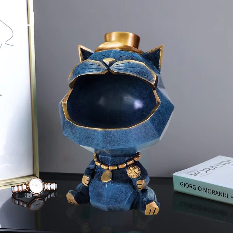 Dailypets Cat Storage Decor Big Mouth Figurine Organizer
