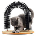Dailypets Comfortable Arch Cat Massager – Self Grooming Brush with Scratch Pad