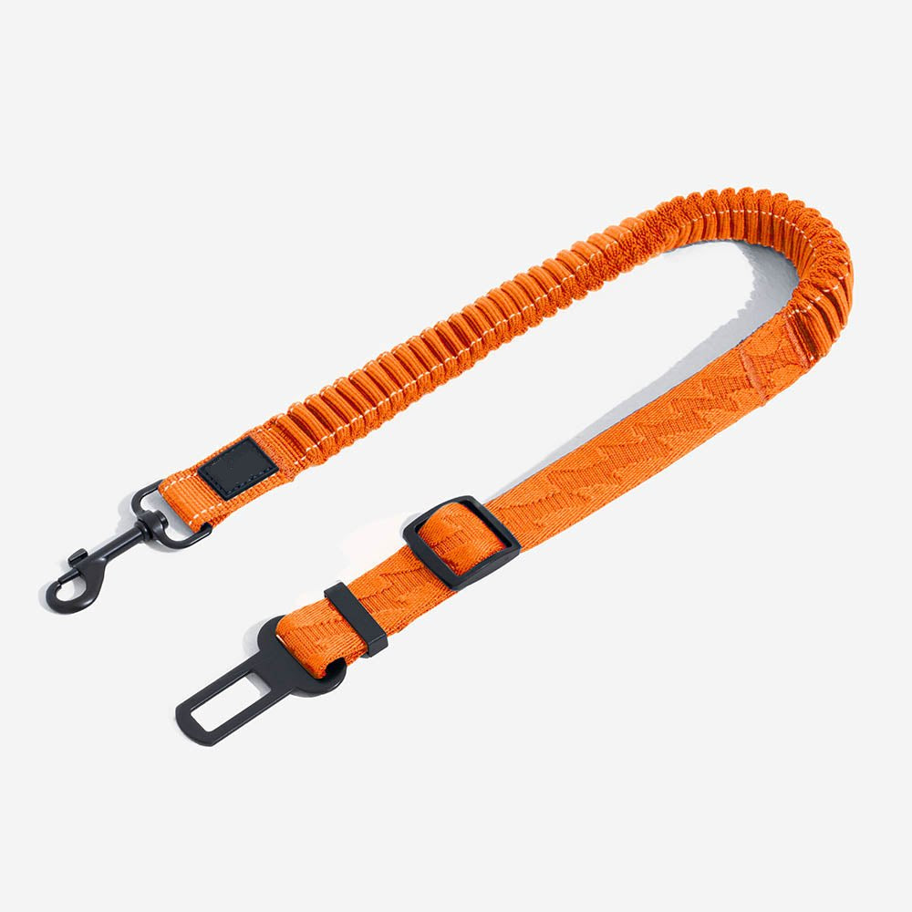 Dailypets Adjustable Dog Car Seat Belt with Reflective Bungee Design for Safe Travel