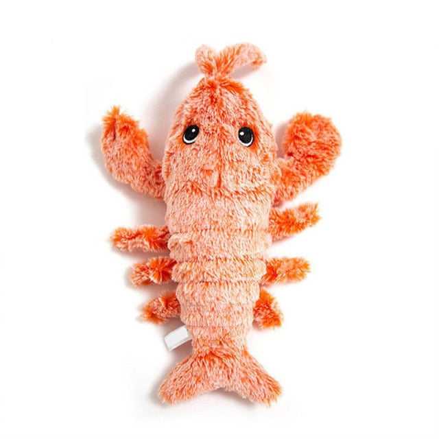 Dailypets Dancing Red Lobster Toy – Interactive Flopping Plush Cat Toy