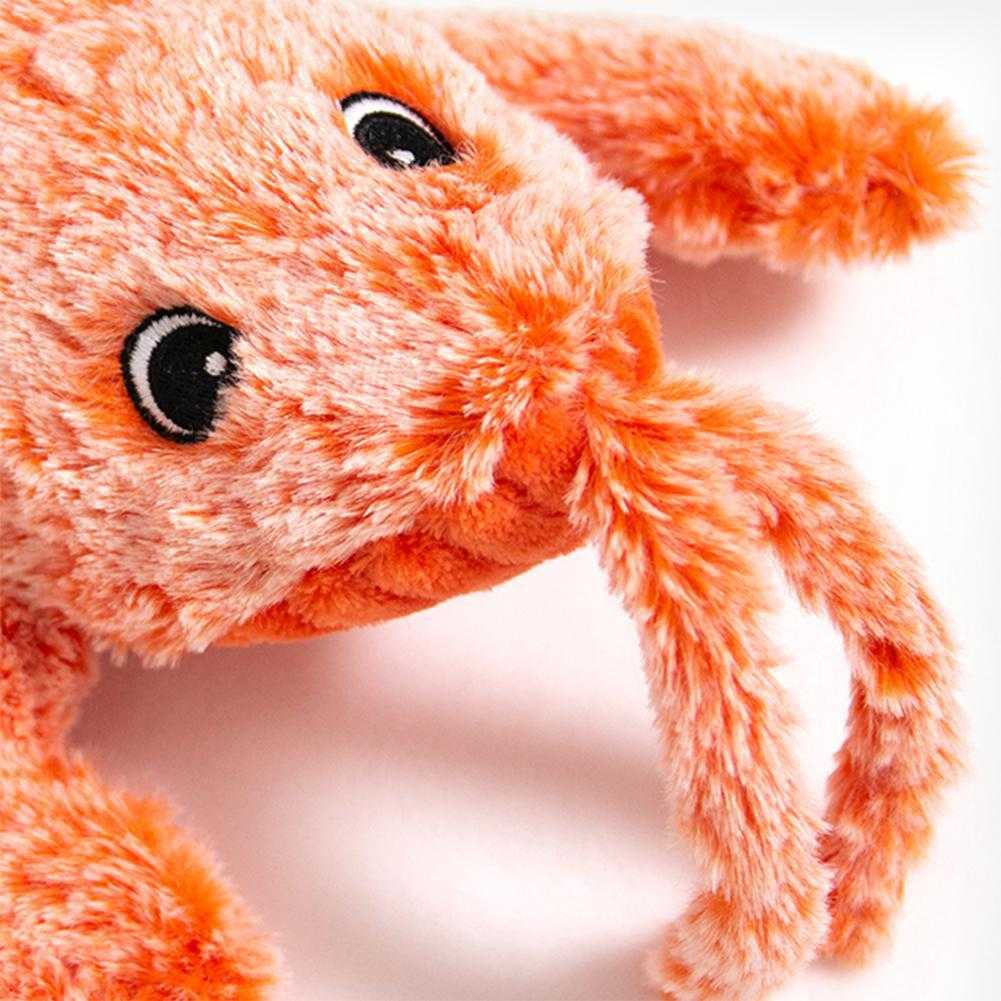 Dailypets Dancing Red Lobster Toy – Interactive Flopping Plush Cat Toy