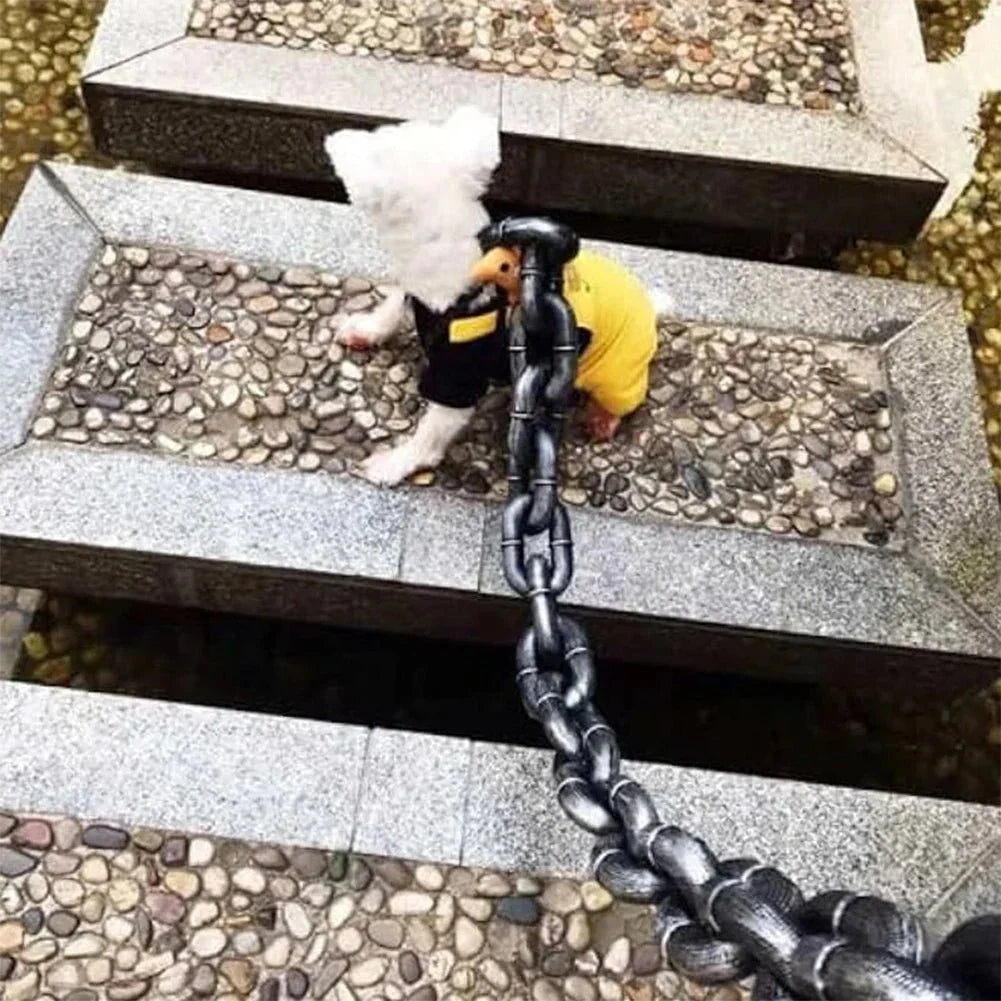 Dailypets Novelty Dog Leash with Oversized Chain Design for Comfortable Daily Walking
