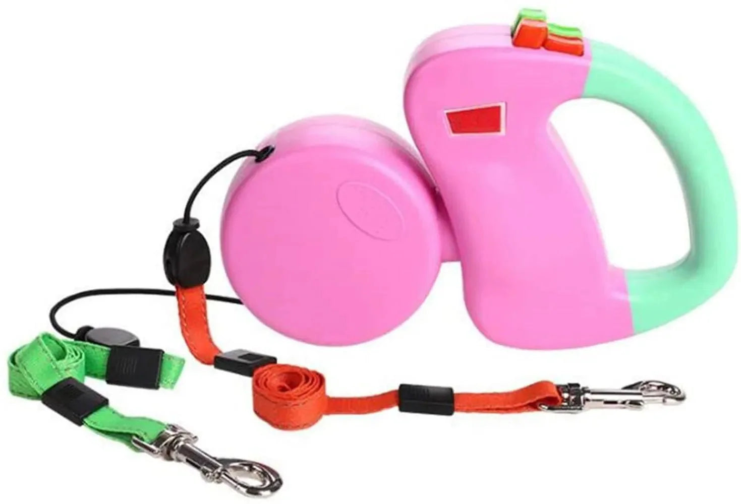 Dailypets Dual Retractable Dog Leash with Anti-Twist System for Two Small and Medium Dogs