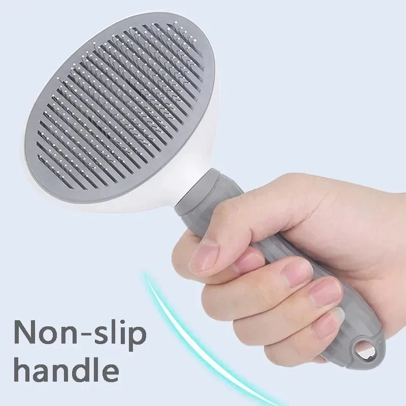 Dailypets Self-Cleaning Pet Grooming Brush for Dogs and Cats with Easy Hair Removal