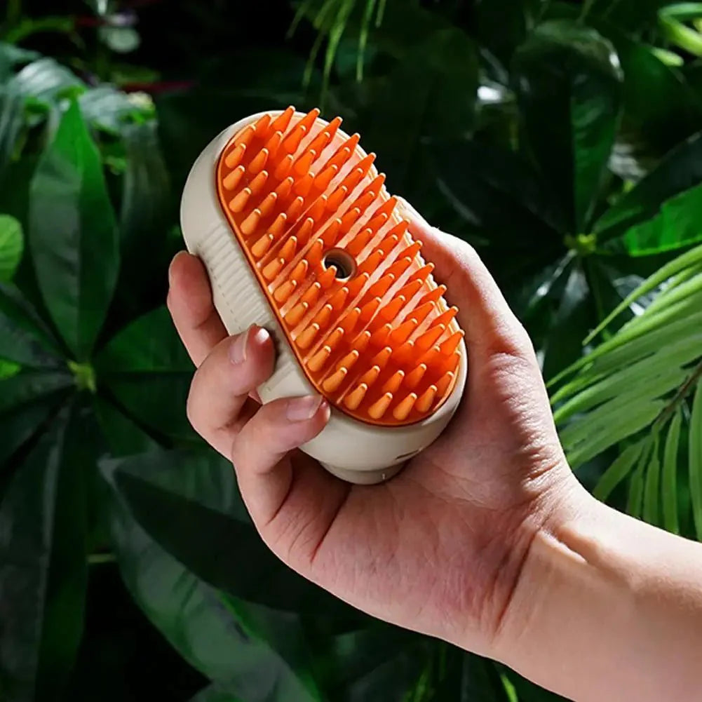Dailypets Rechargeable 3-in-1 Pet Grooming Brush with Steam Mist for Dogs and Cats