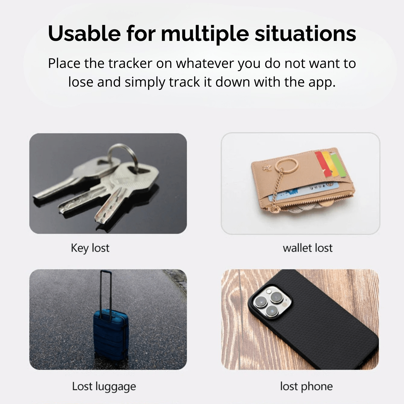 Dailypets Bluetooth Pet Tracking Device with Last Location Memory and App Support