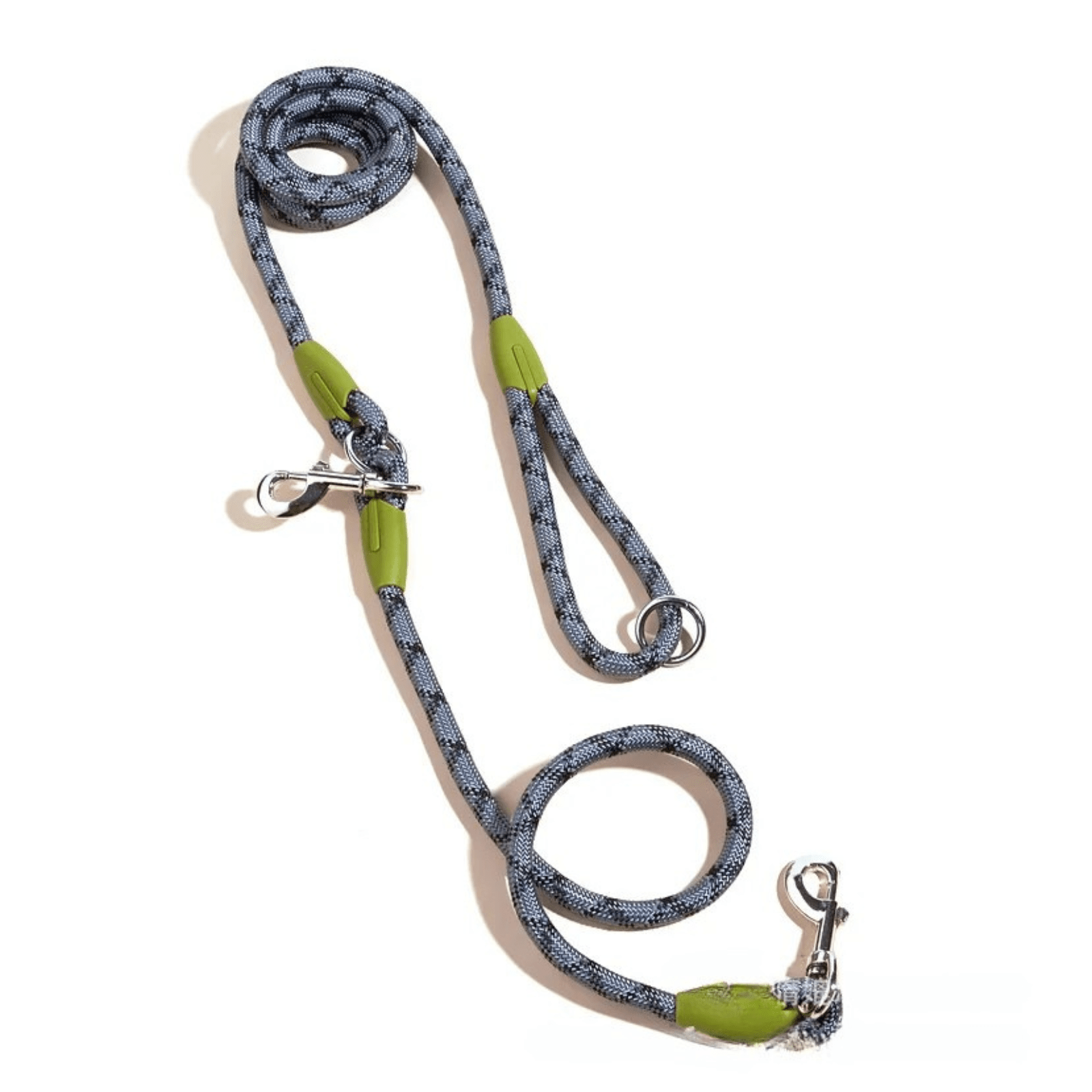 Dailypets Reflective Hands-Free Dog Leash with Bite-Resistant Chain for Running & Walking