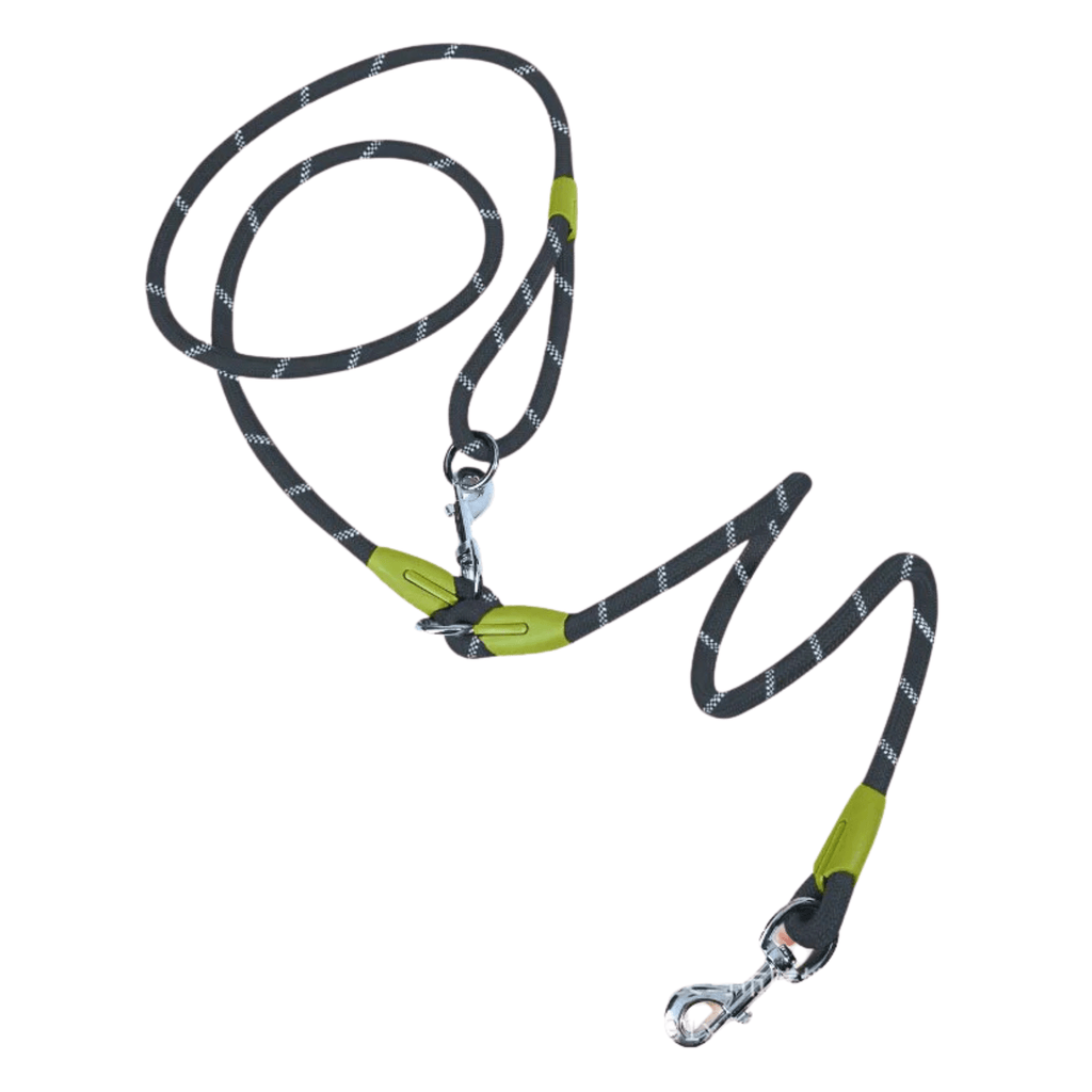 Dailypets Reflective Hands-Free Dog Leash with Bite-Resistant Chain for Running & Walking