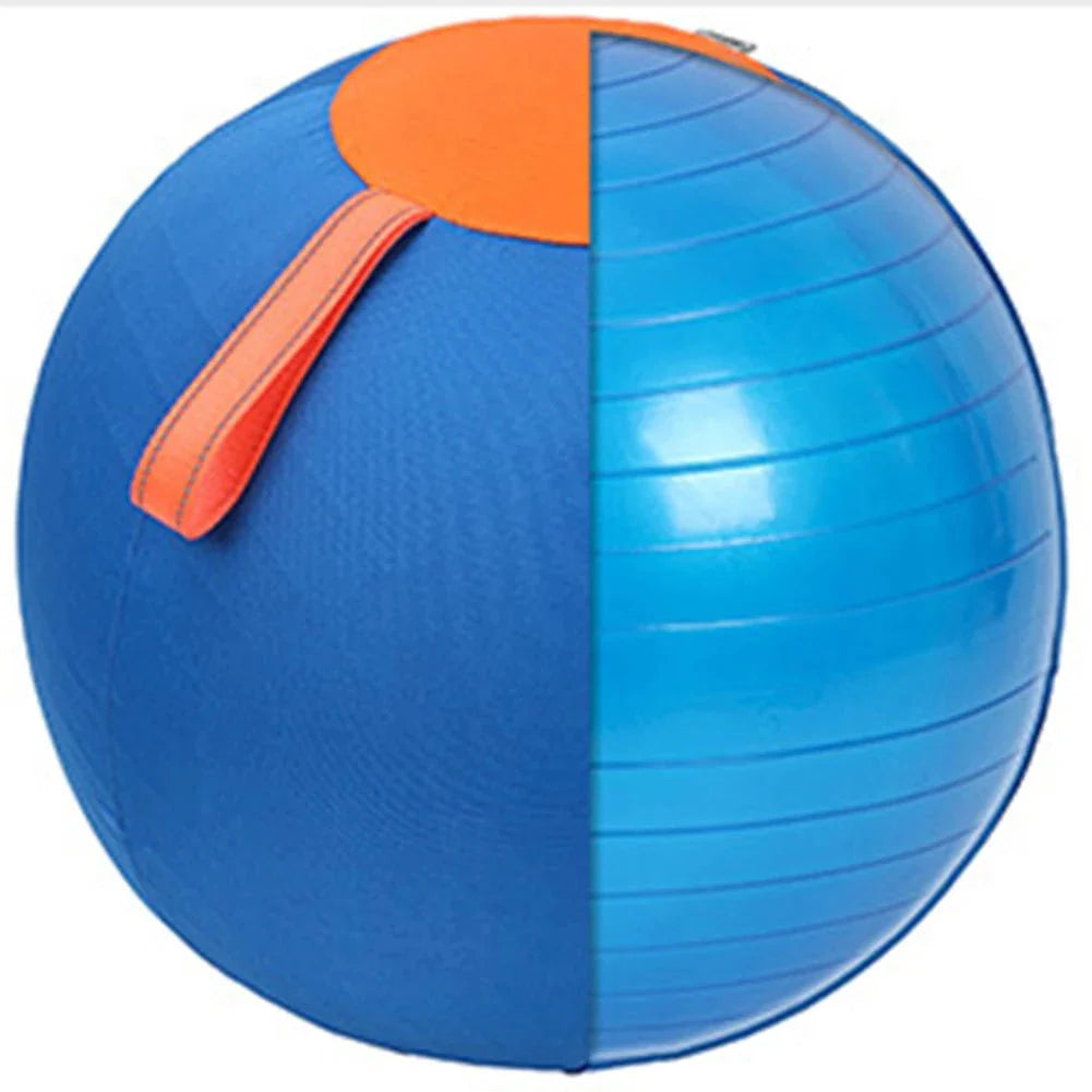 Dailypets Large Outdoor Herding Ball for Dogs with Polyester Construction and Hand Pump