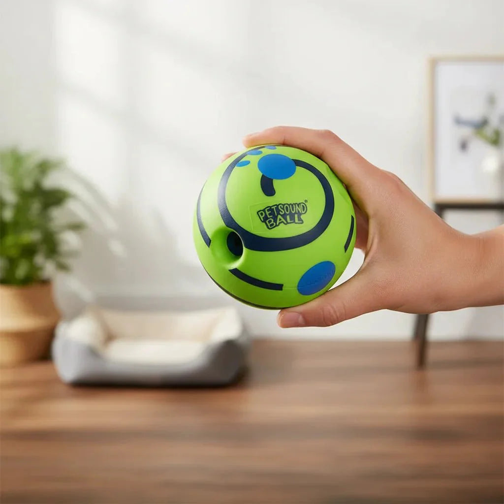 Dailypets Interactive Sound Ball for Dogs – Battery-Free Rolling Dog Toy