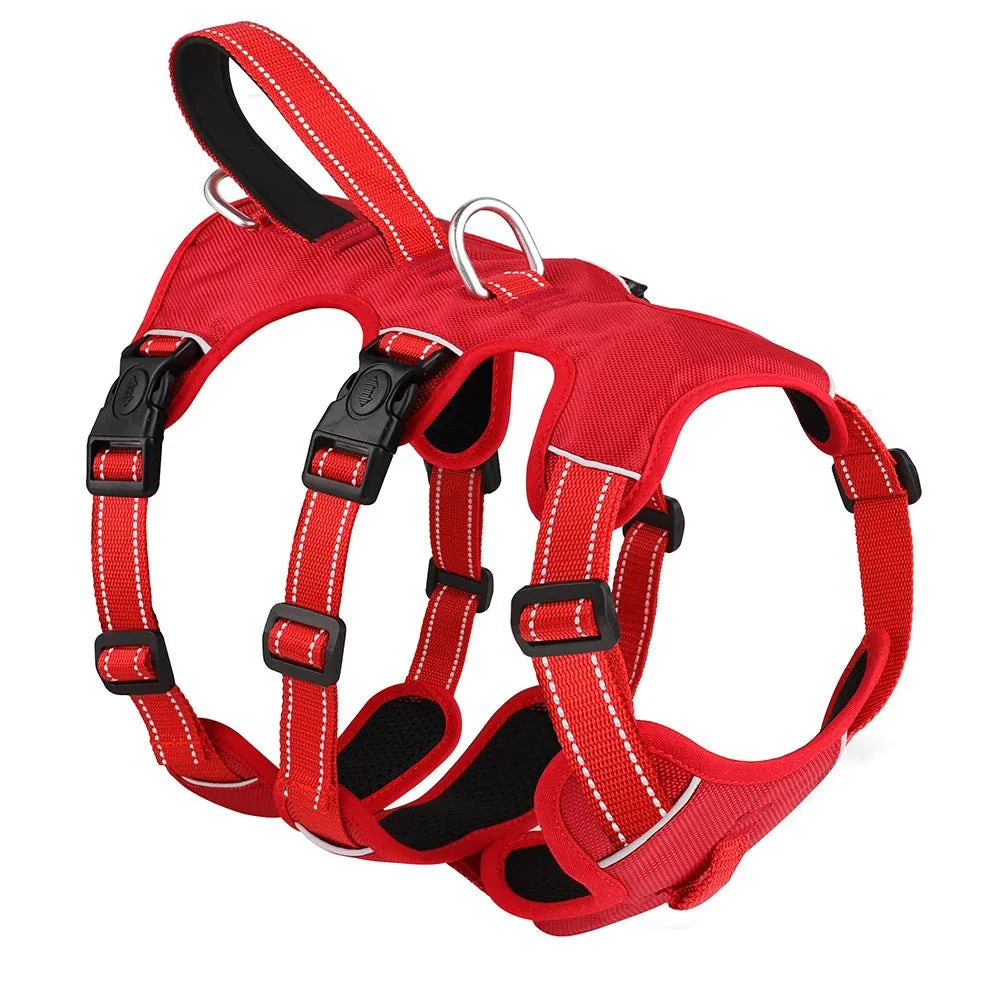 Dailypets Heavy Duty Dog Harness with Soft Padding and Reflective Adjustable Design