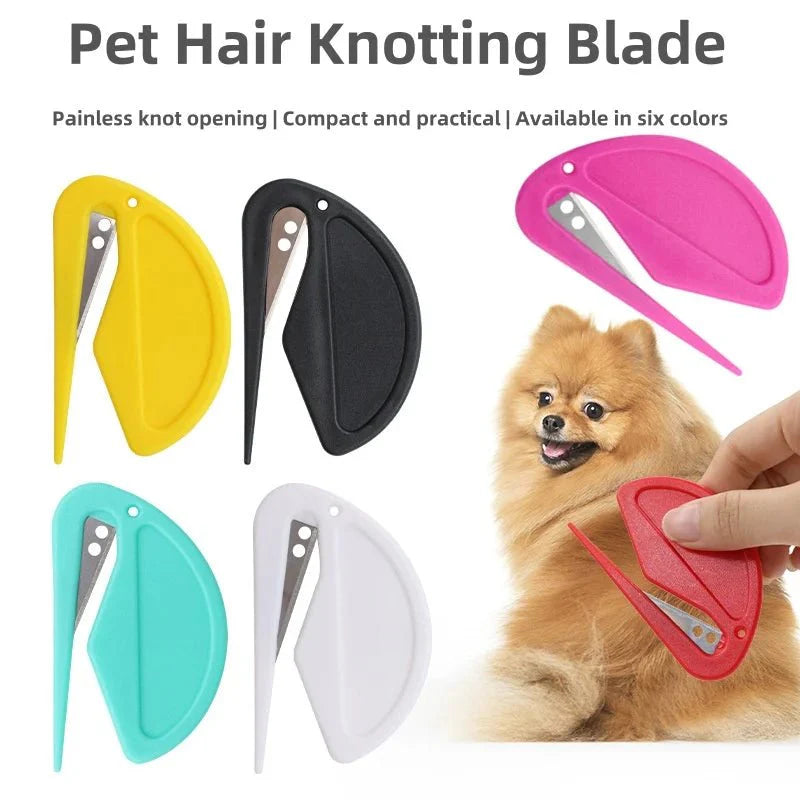 Dailypets Pet Dematting Grooming Brush for Dogs and Cats with Stainless Steel Blade