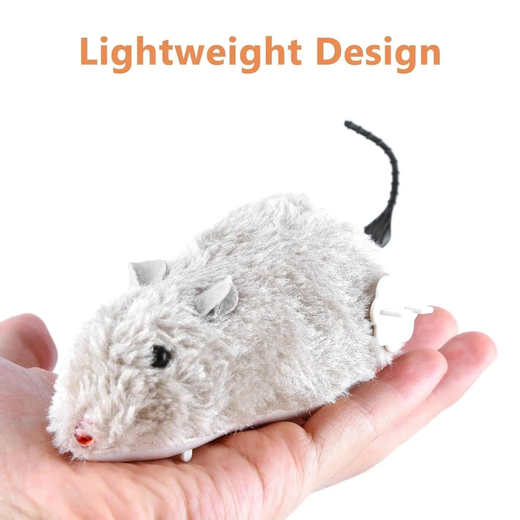 Dailypets Wind-Up Mouse Toy for Cats with Realistic Motion & Battery-Free Play Fun