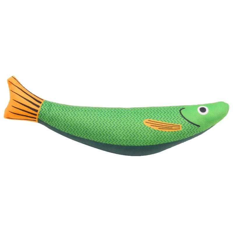 Dailypets Catnip Fish Toy for Cats with Plush Design & Interactive Chewing Fun Daily