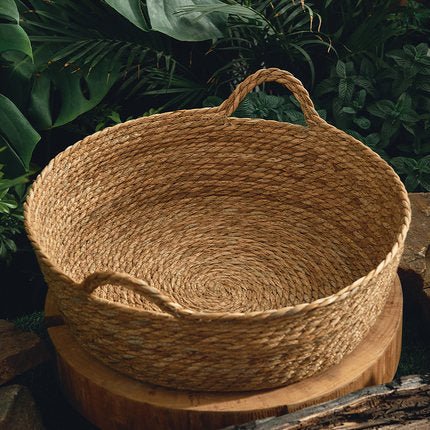 Dailypets Woven Cat Retreat – Cozy Basket Bed for Indoor Cats
