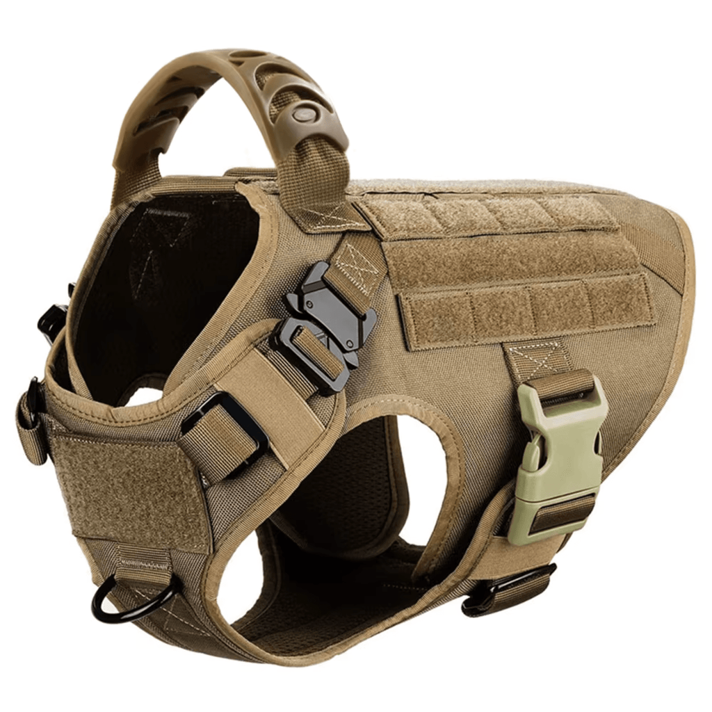 Dailypets Tactical Dog Harness with MOLLE System for Training and Outdoor Adventures