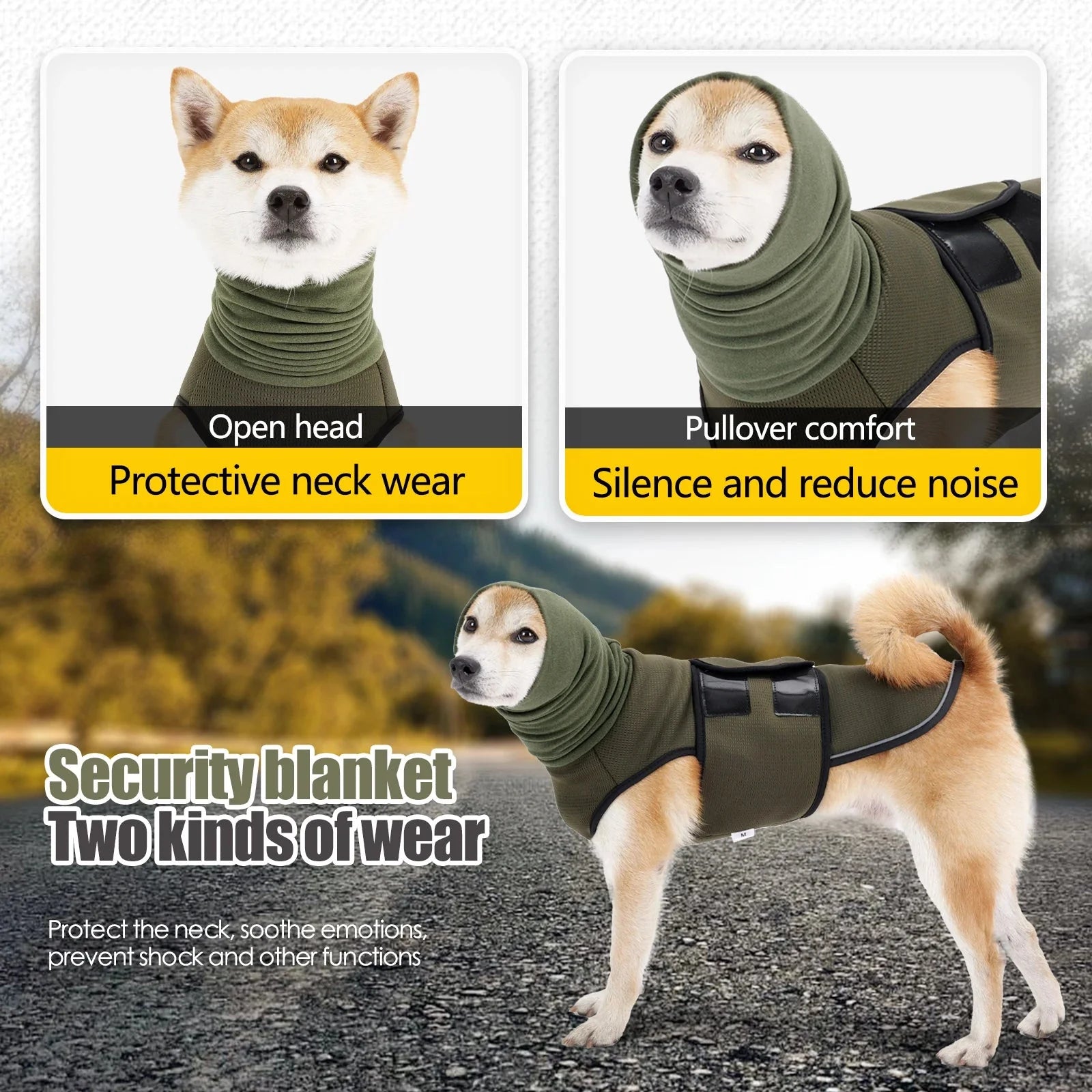 Dailypets Calming Dog Anxiety Vest with Adjustable Compression Fit for Everyday Comfort