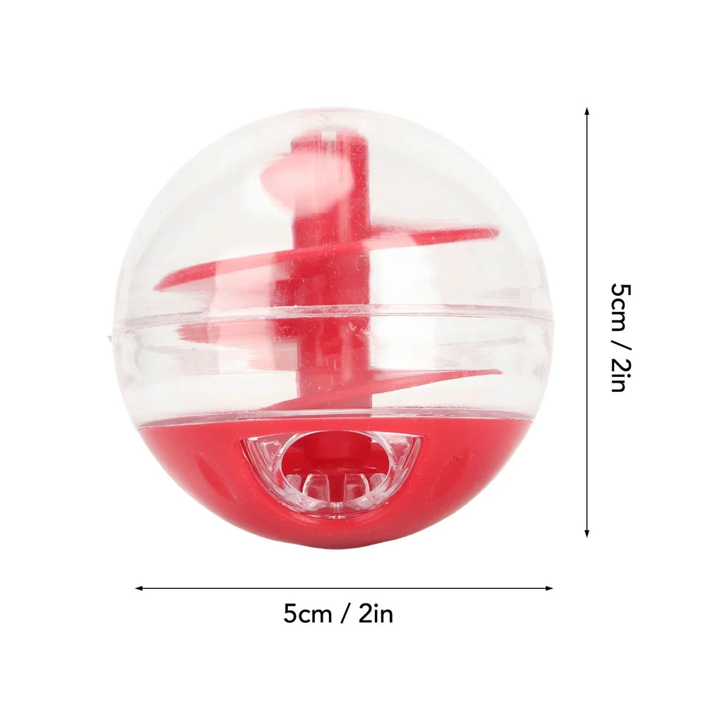 Dailypets Interactive Treat Dispensing Ball for Cats with Adjustable Slow Feeding Puzzle