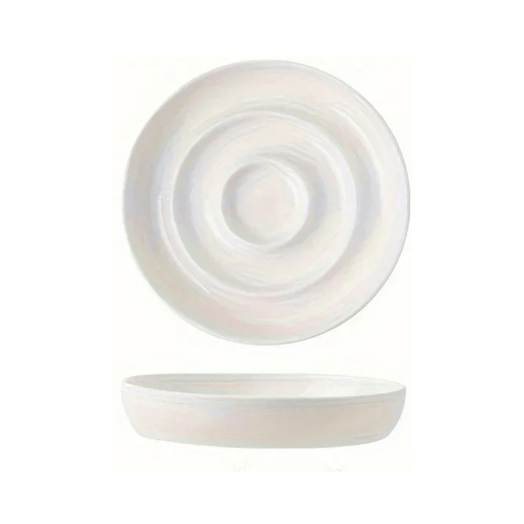 Dailypets Premium Ceramic Slow Feeder Pet Bowl with Stable Non-Slip Feeding Base