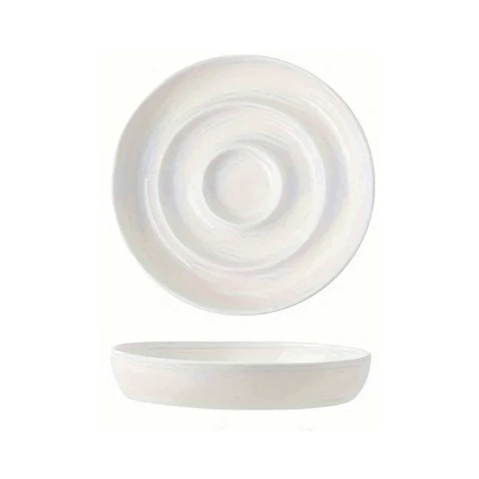 Dailypets Premium Ceramic Slow Feeder Pet Bowl with Stable Non-Slip Feeding Base