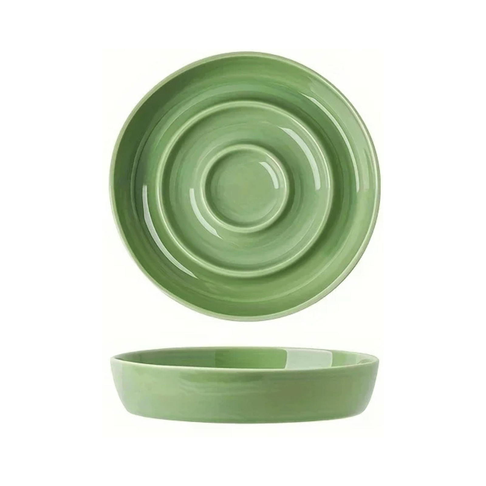 Dailypets Premium Ceramic Slow Feeder Pet Bowl with Stable Non-Slip Feeding Base