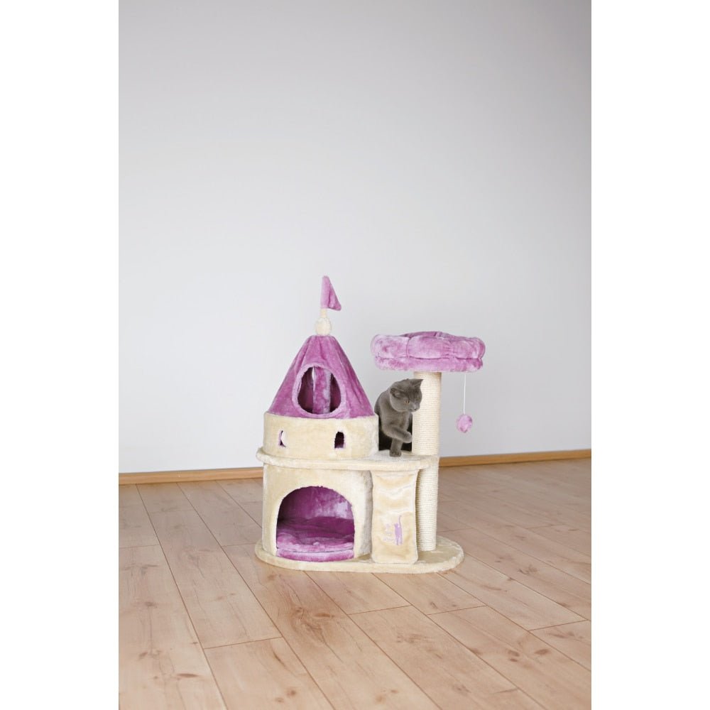 Dailypets Castle Cat Tree – Multi-Level Cat Tower with Condo, Princess House & Plush Perch