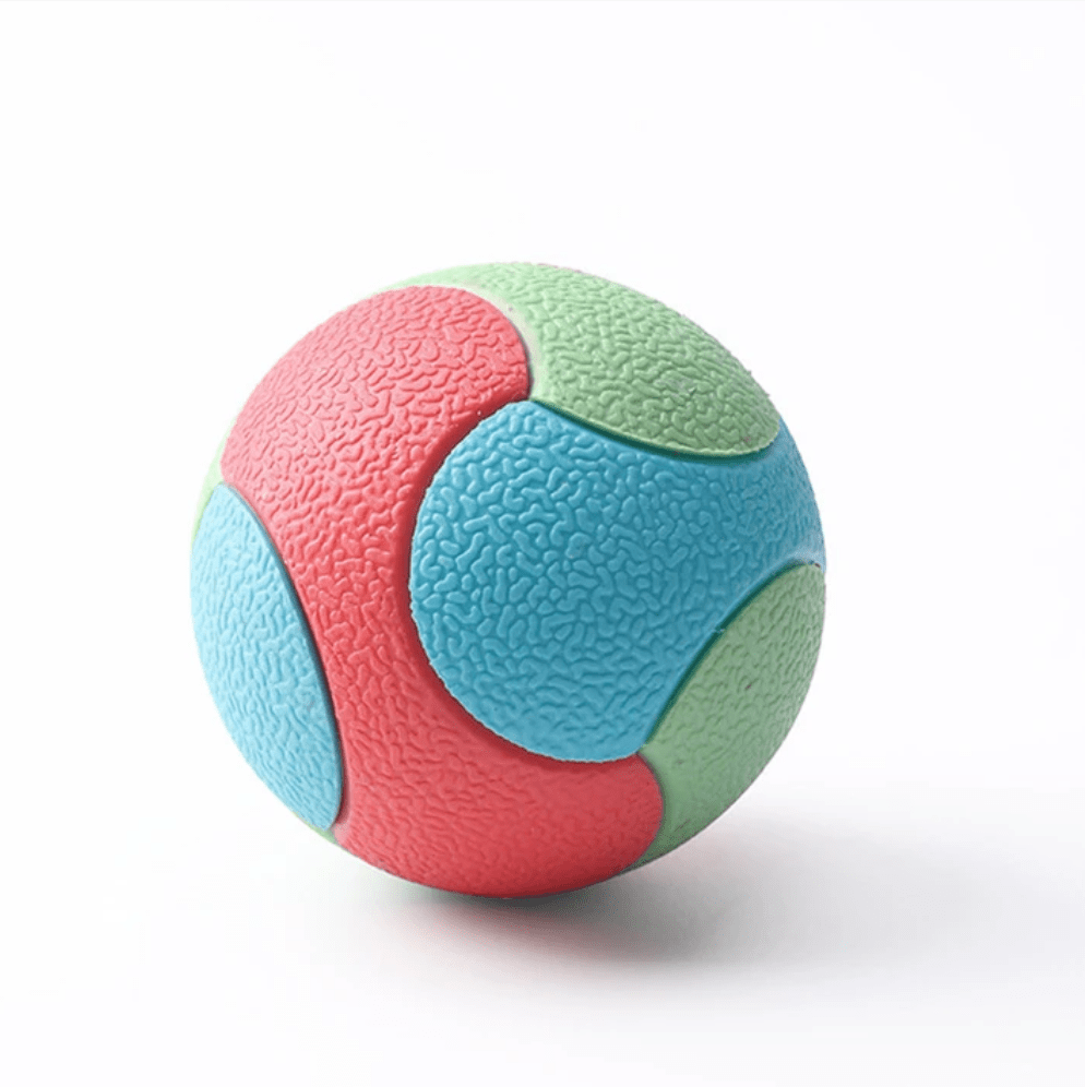 Dailypets Durable Rubber Chew Ball for Dogs with Dental Cleaning Texture