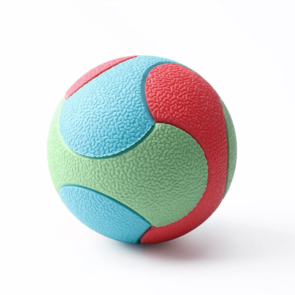 Dailypets Durable Rubber Chew Ball for Dogs with Dental Cleaning Texture
