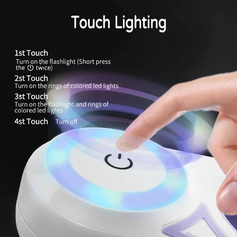 Dailypets Illuminated Retractable Dog Lead with Ergonomic Handle for Daily Walking
