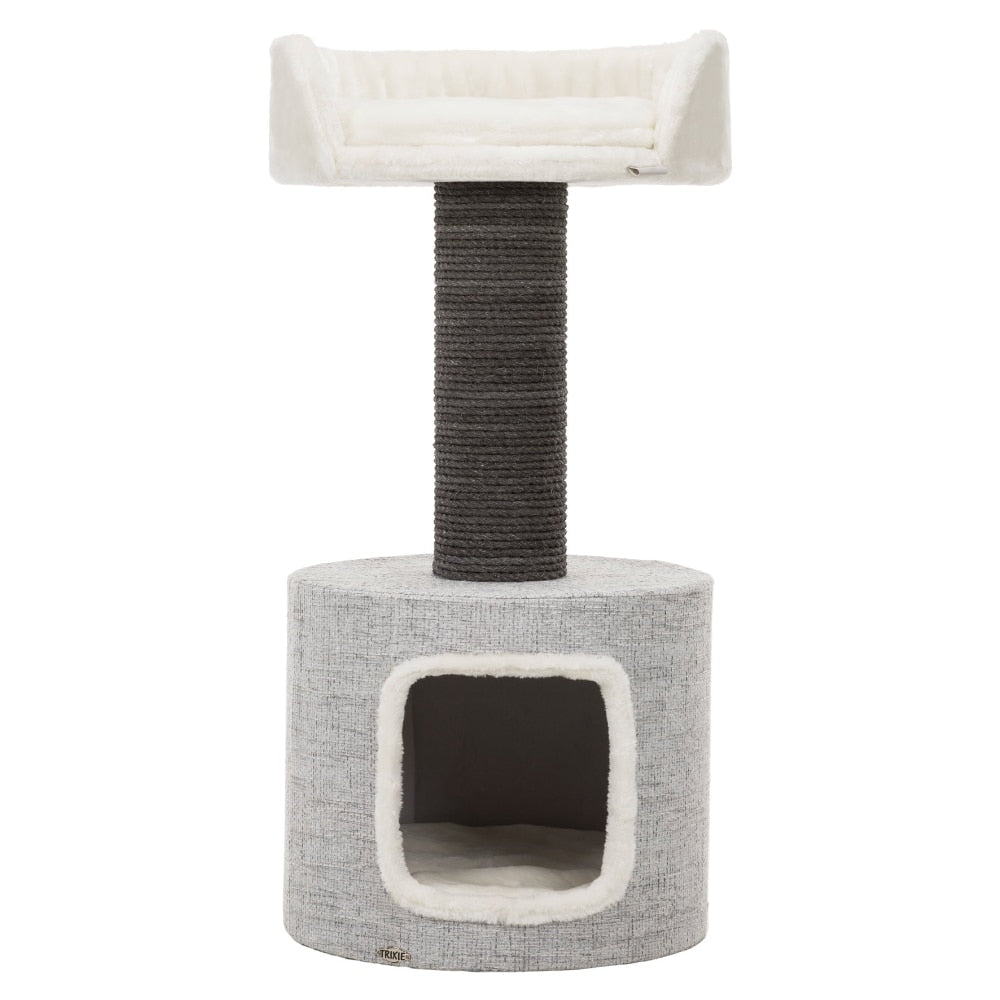 Dailypets Luxury Carpeted Cat Tree – Plush Cat Tower with Cozy Condo, Bed & Sisal Scratching Post