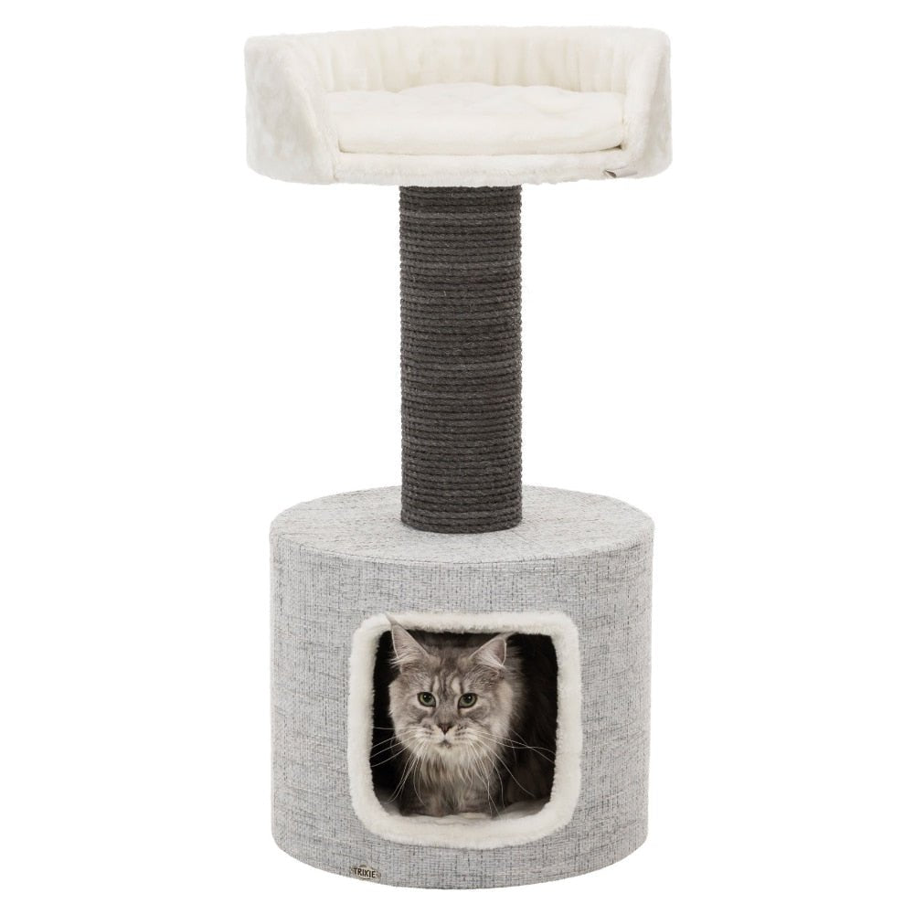 Dailypets Luxury Carpeted Cat Tree – Plush Cat Tower with Cozy Condo, Bed & Sisal Scratching Post