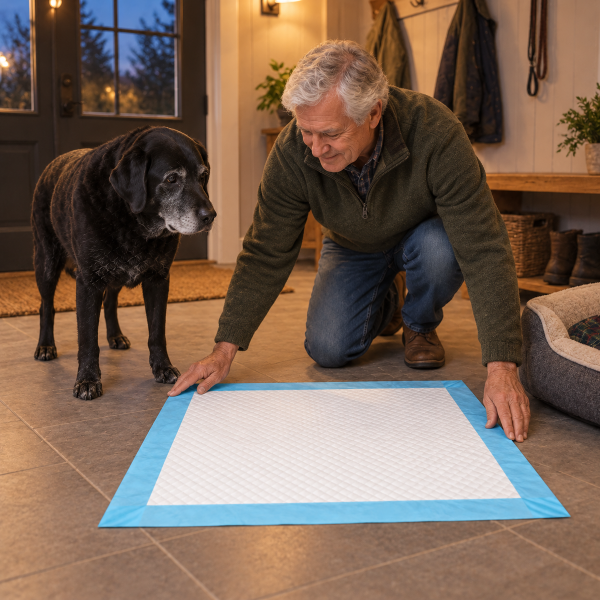 POUPIPETS Dog Pee Pads – XL 30 x 36 in Super Absorbent Leakproof Puppy Training Pads