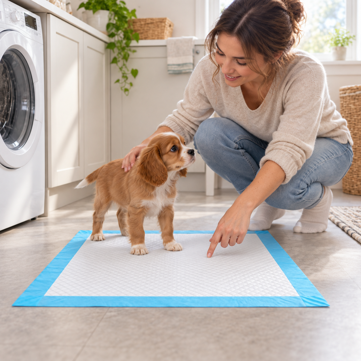 POUPIPETS Dog Pee Pads – XL 30 x 36 in Super Absorbent Leakproof Puppy Training Pads