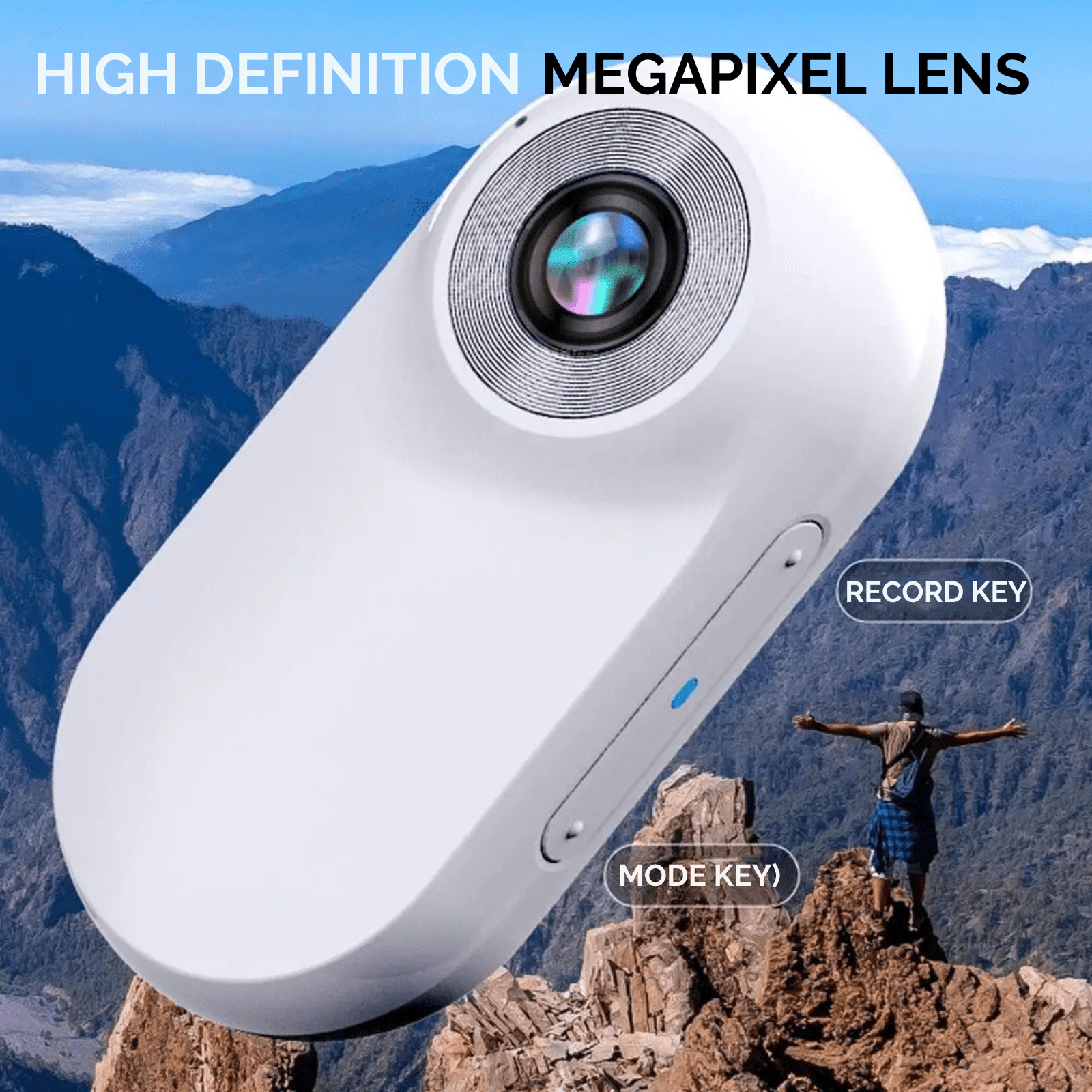 Dailypets Wearable Pet Collar Camera with 1080P Video and Compact Lightweight Design