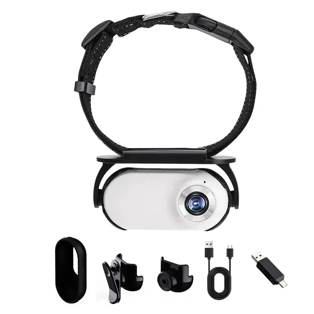Dailypets Wearable Pet Collar Camera with 1080P Video and Compact Lightweight Design