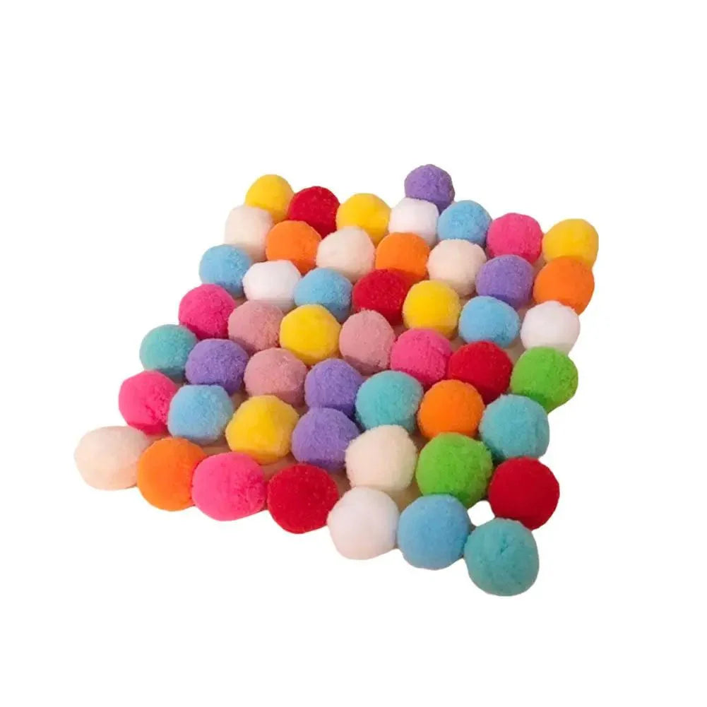 Dailypets Plush Ball Launcher for Cats with Soft Pom Balls & Interactive Chase Play