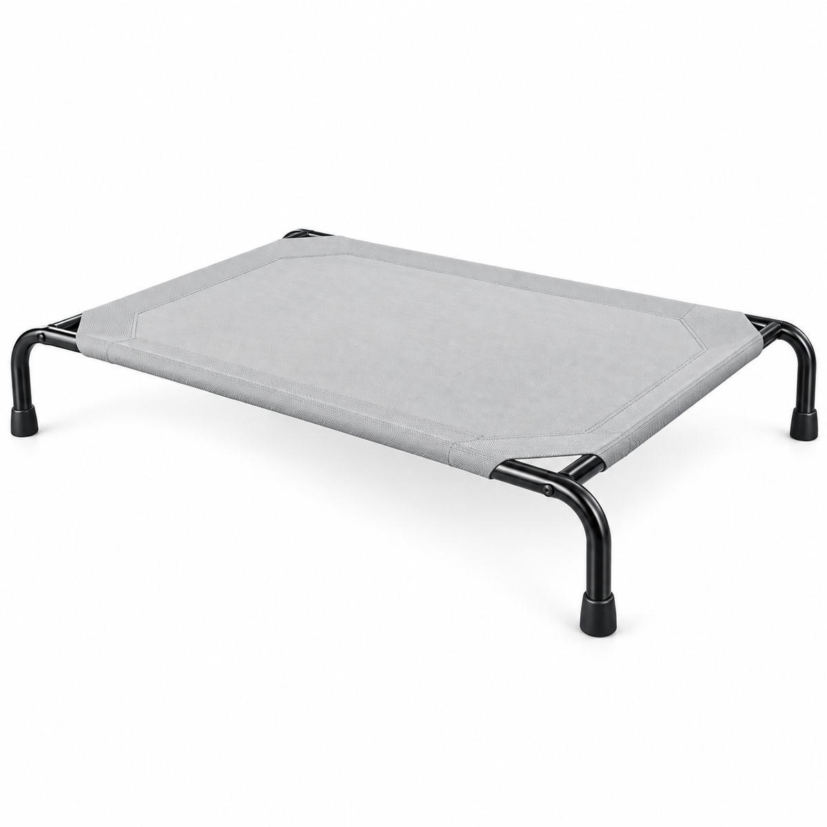 POUPIPETS Raised Dog Bed – Elevated Cooling Pet Cot with Breathable Mesh for Large Dogs
