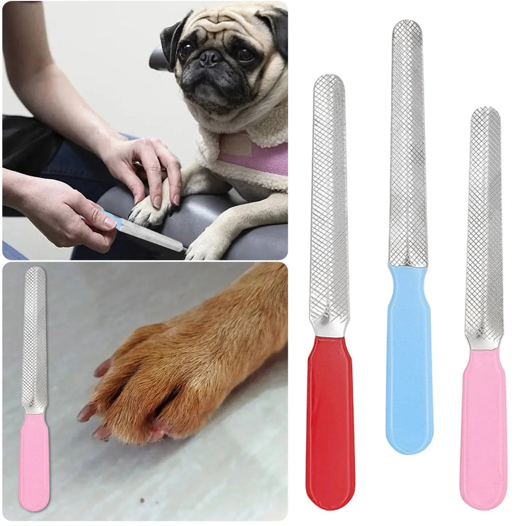 Dailypets Durable Pet Nail File with Three-Grit Surface for Dogs, Cats, and Small Pets