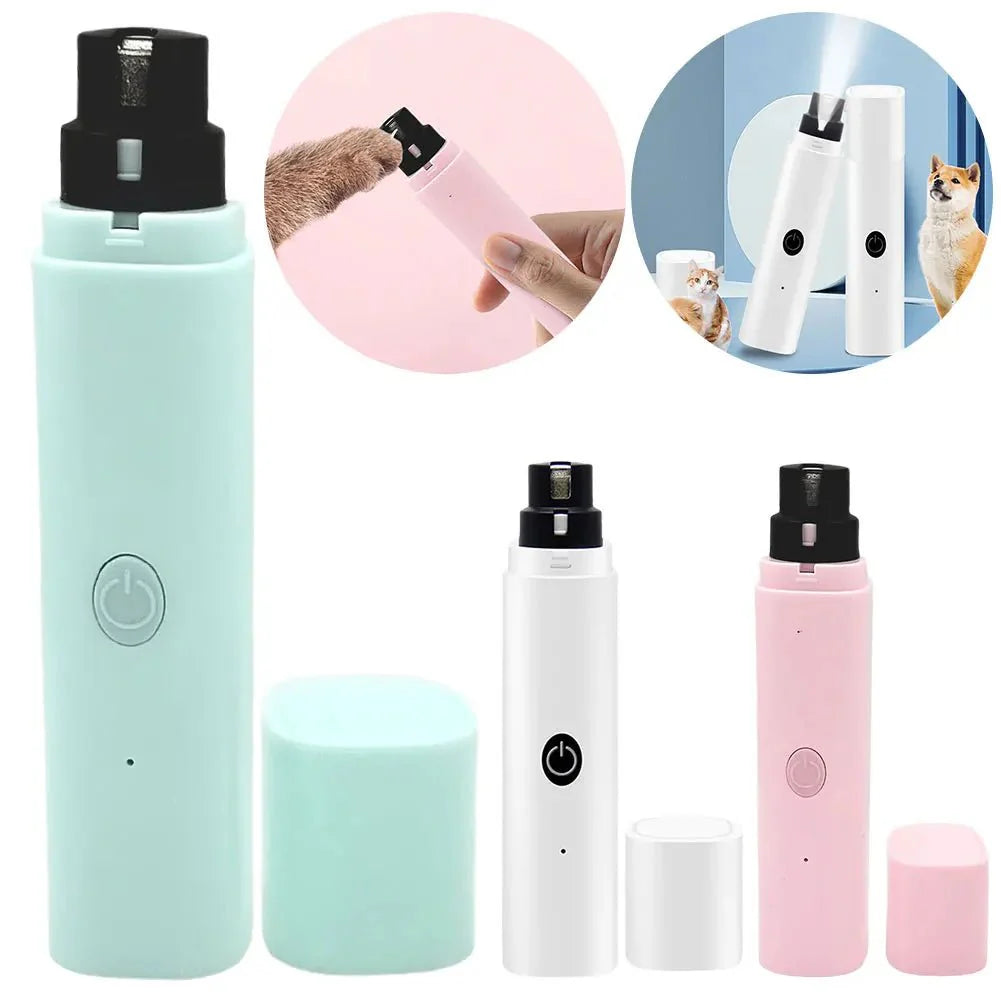Dailypets Rechargeable Pet Nail Grinder with LED Light for Dogs & Cats
