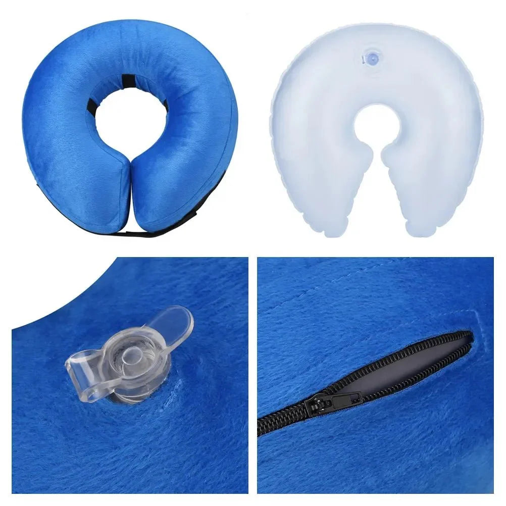 Dailypets Comfortable Inflatable Recovery Collar for Dogs and Cats Healing Support