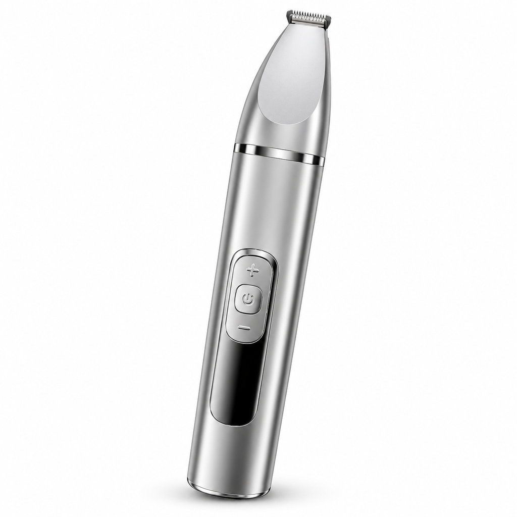 POUPIPETS Dog Grooming Kit – 4-in-1 Cordless Pet Clipper with LCD Display & Paw Trimmer