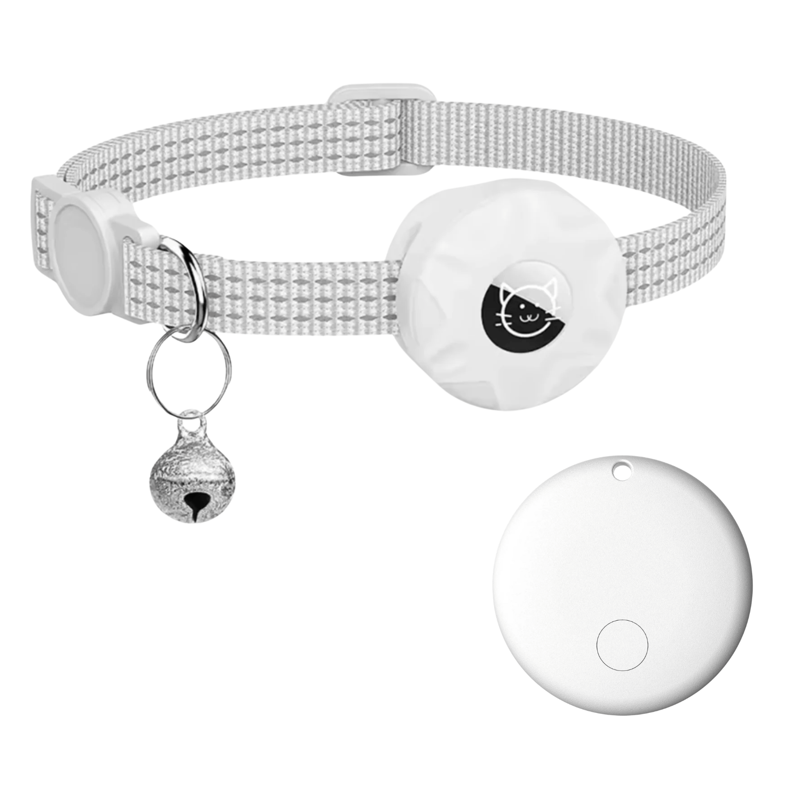 Dailypets Smart Pet Tracker and Reflective Collar Set for Cats Using Android Find My Device